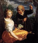 Paulus Moreelse Vertumnus and Pomona oil painting picture wholesale